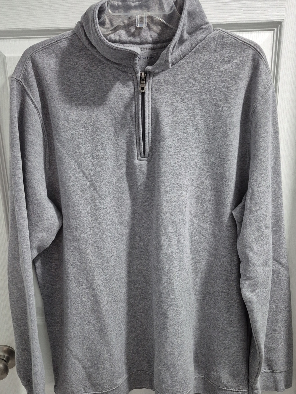 Croft & Barrow Gray Quarter-Zip Pullover Sweater